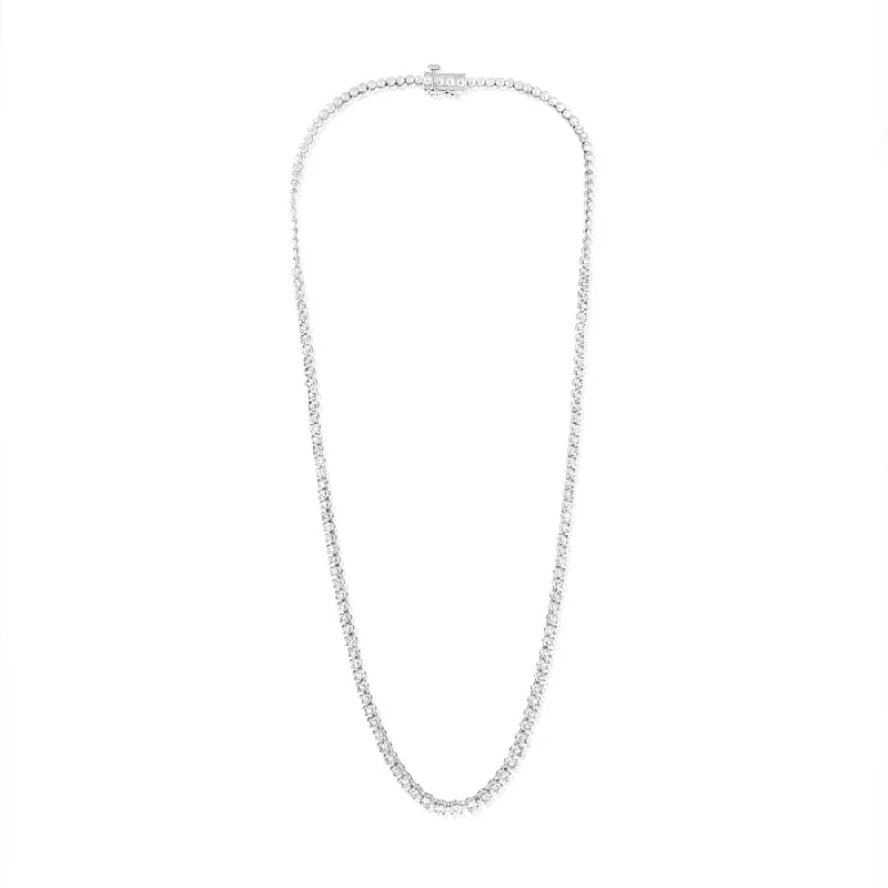 Full moon necklaces-Luminesce Lab Grown 1 Carat Diamonds Necklace in Sterling Silver