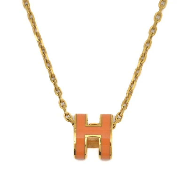 Petal design necklaces-Hermes   Metal Necklace (Pre-Owned)