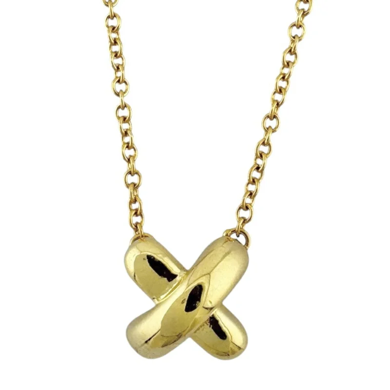 Twist knot necklaces-Tiffany  yellow  (18K) Necklace (Pre-Owned)