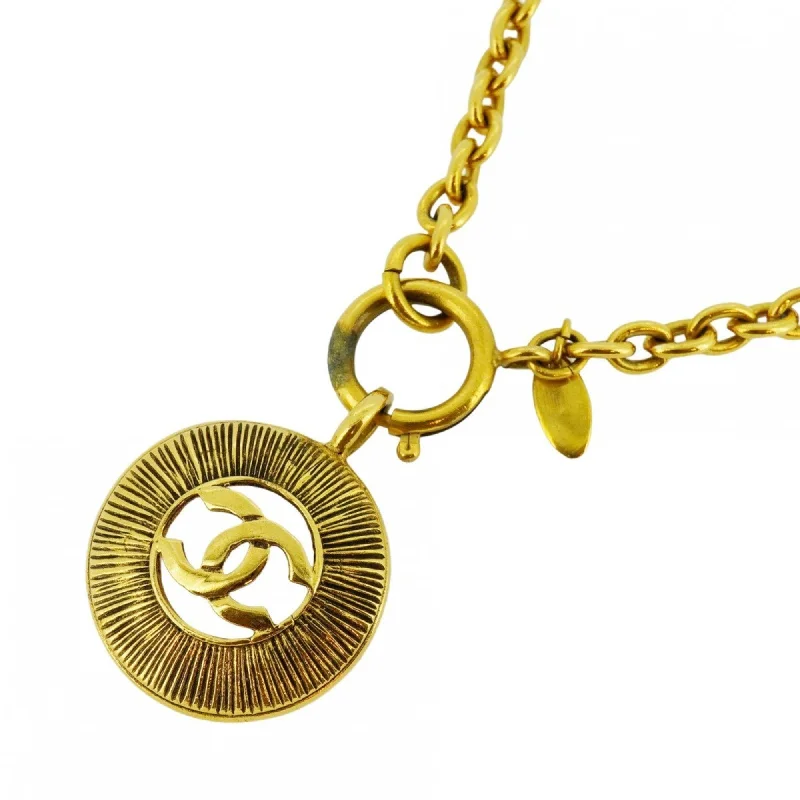 Retro locket necklaces-Chanel   Plating Necklace (Pre-Owned)