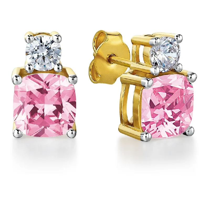 Sleek bar earrings-Pink Perfection Earrings