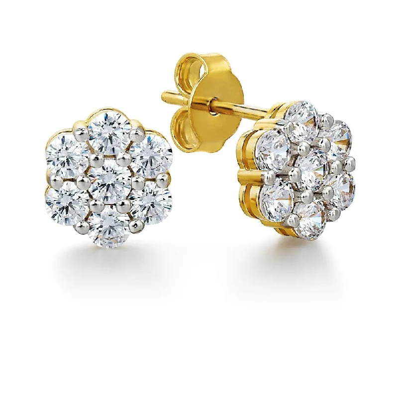 Fine drop earrings-1.4 ct. t.w. Eternal Bouquet Earrings