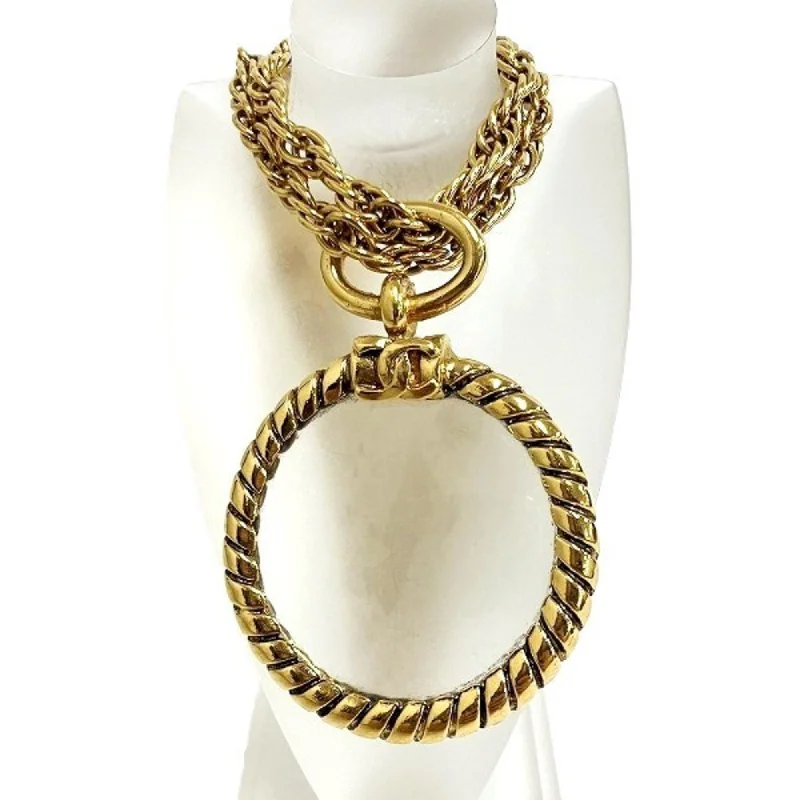 Aged coin necklaces-Chanel  Plating Pendant Necklace (Pre-Owned)