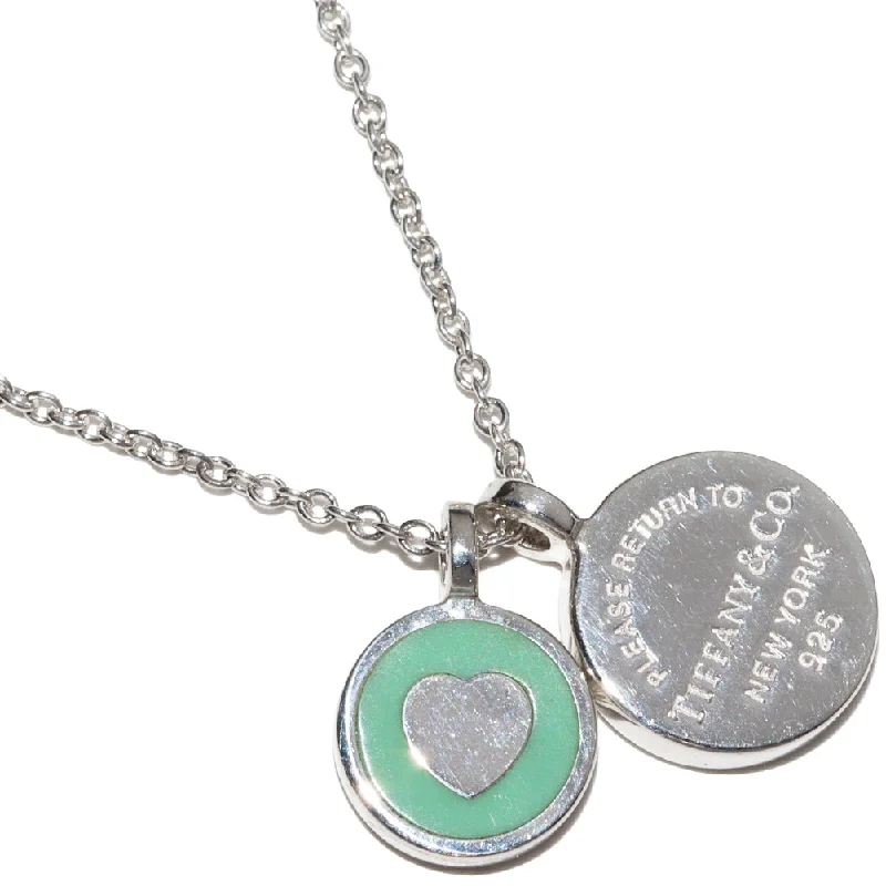 Astro sign necklaces-Tiffany & Co Enamel Silver Pendant Necklace