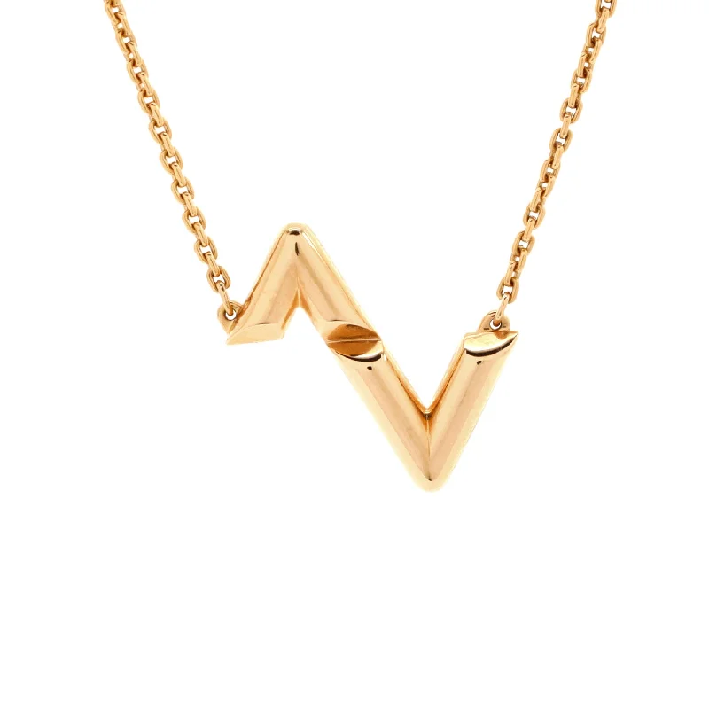 Graceful design necklaces-Volt Upside Down Necklace 18K Rose Gold