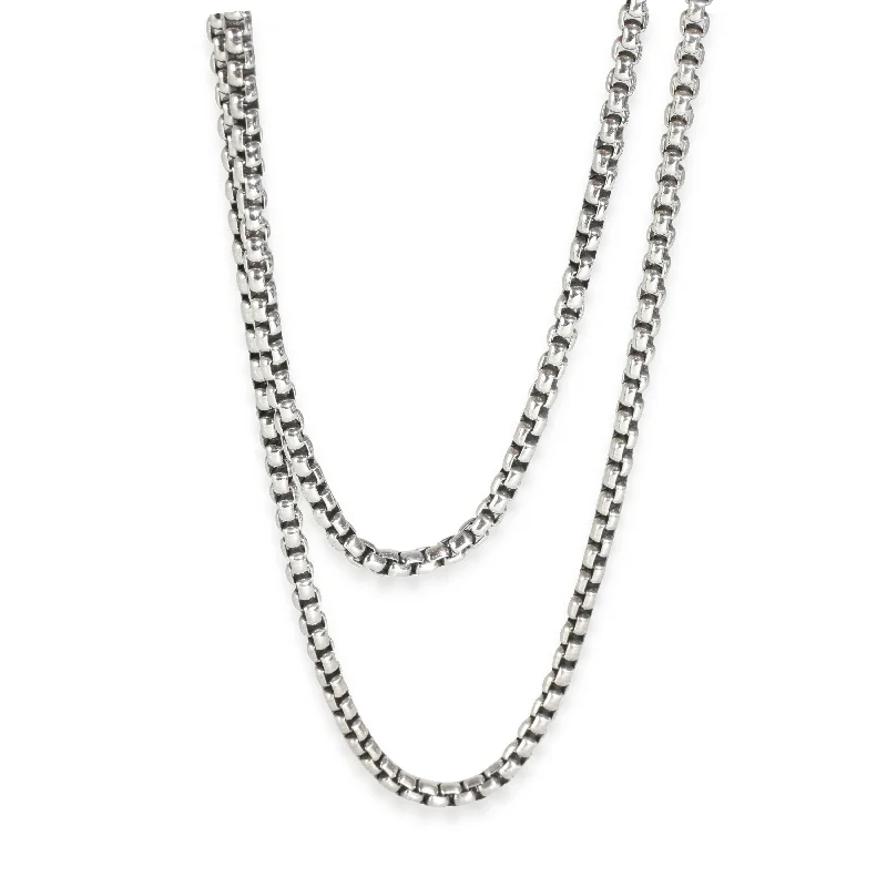 Subtle filigree necklaces-David Yurman Chain Collection Necklace in 14k Yellow Gold/Sterling Silver