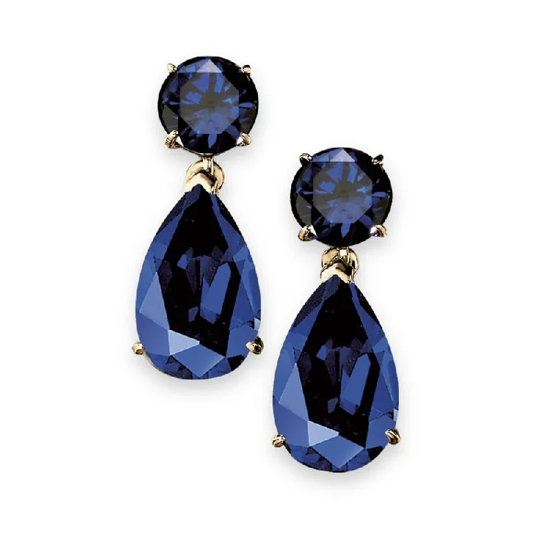 Two-face earrings-Boldly Beautiful Tru-Sapphire Earrings