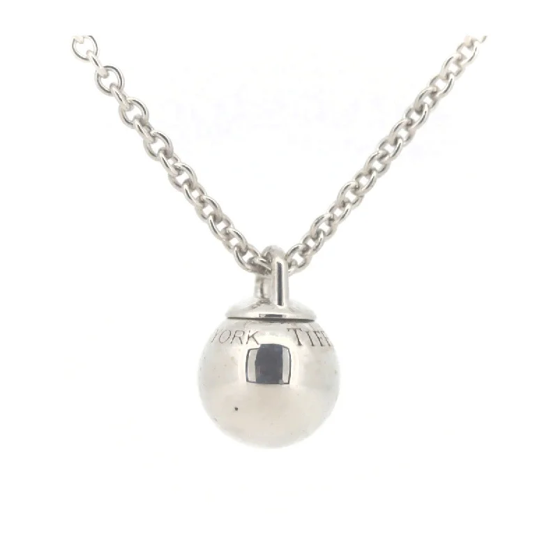 Tapered pendant necklaces-Tiffany & Co SV925 Hardware Ball Necklace