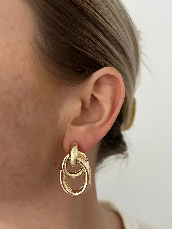 Slim hoop earrings-SOFIA EARRINGS