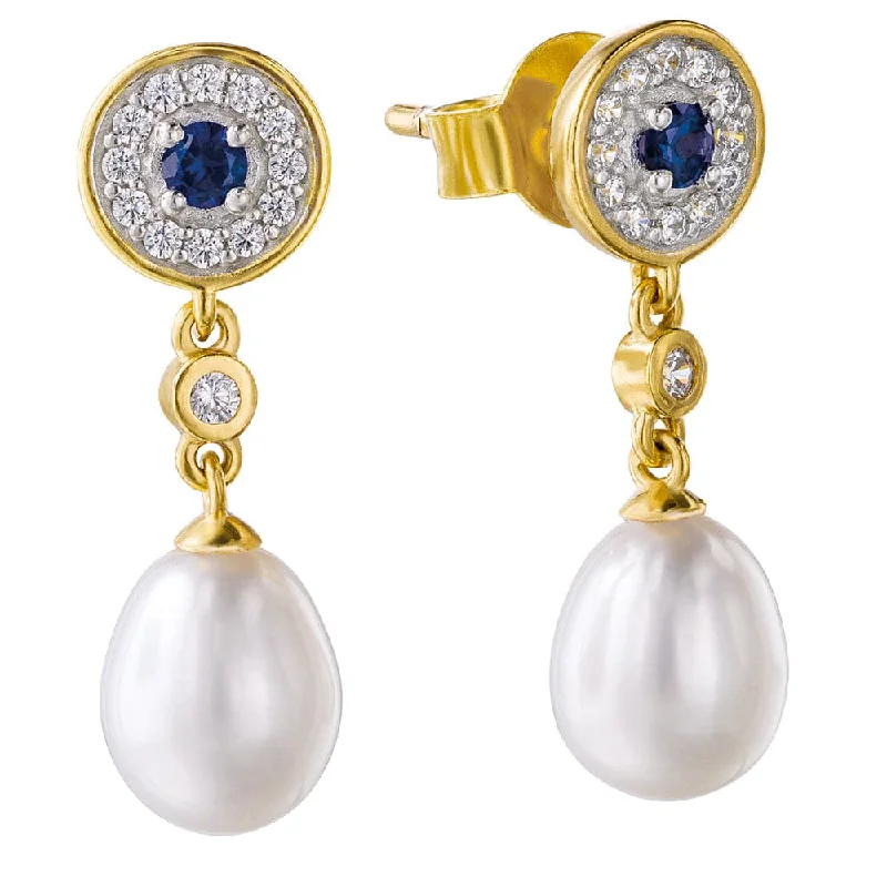 Graceful design earrings-Perceptive Pearl Drops