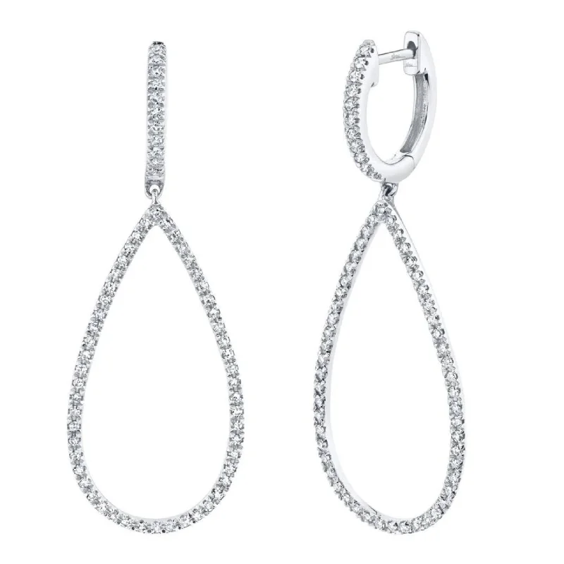 Ripple theme earrings-Eternal Sparkle Hoops