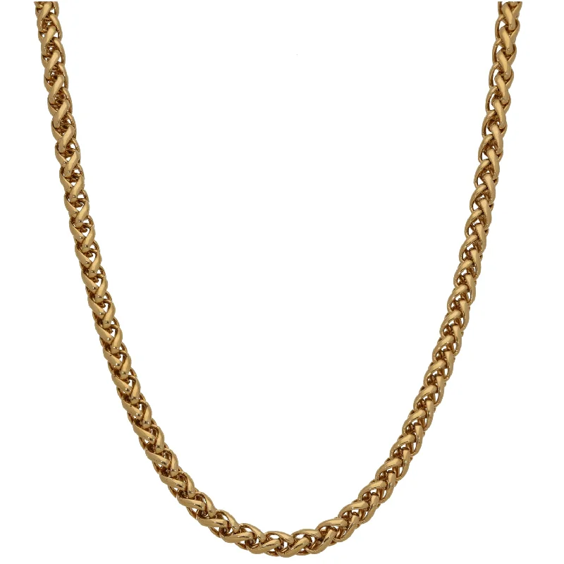 Plain cross necklaces-9ct Gold Fancy Necklace 18"