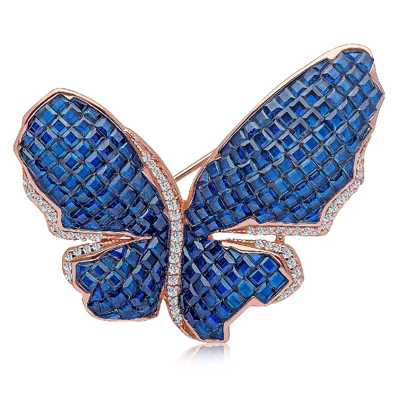 Ocean wave brooches-Small Butterfly Brooch