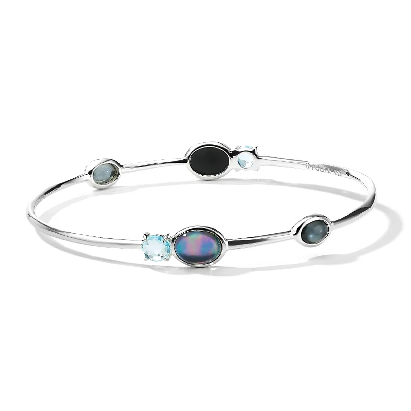 Bright link bracelets-IPPOLITA Sterling Silver Rock Candy Luce Bangle