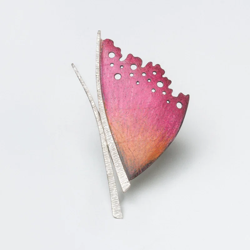 Sculpted metal brooches-Tulips - Elegant Decay Brooch