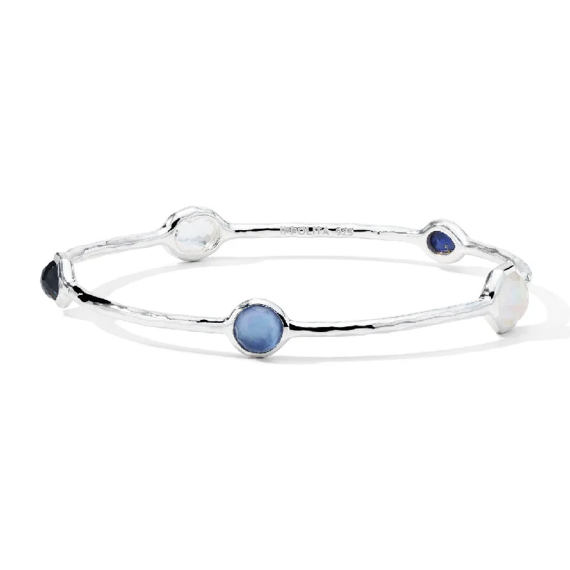 Fine form bracelets-IPPOLITA Rock Candy 5-Stone Bangle in Corsica