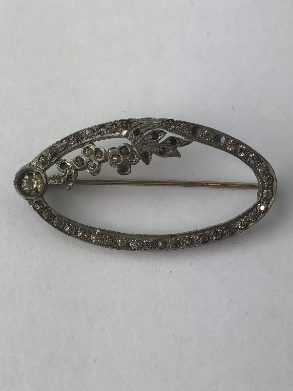 Toggle pin brooches-Estate Collection - Silver Brooch