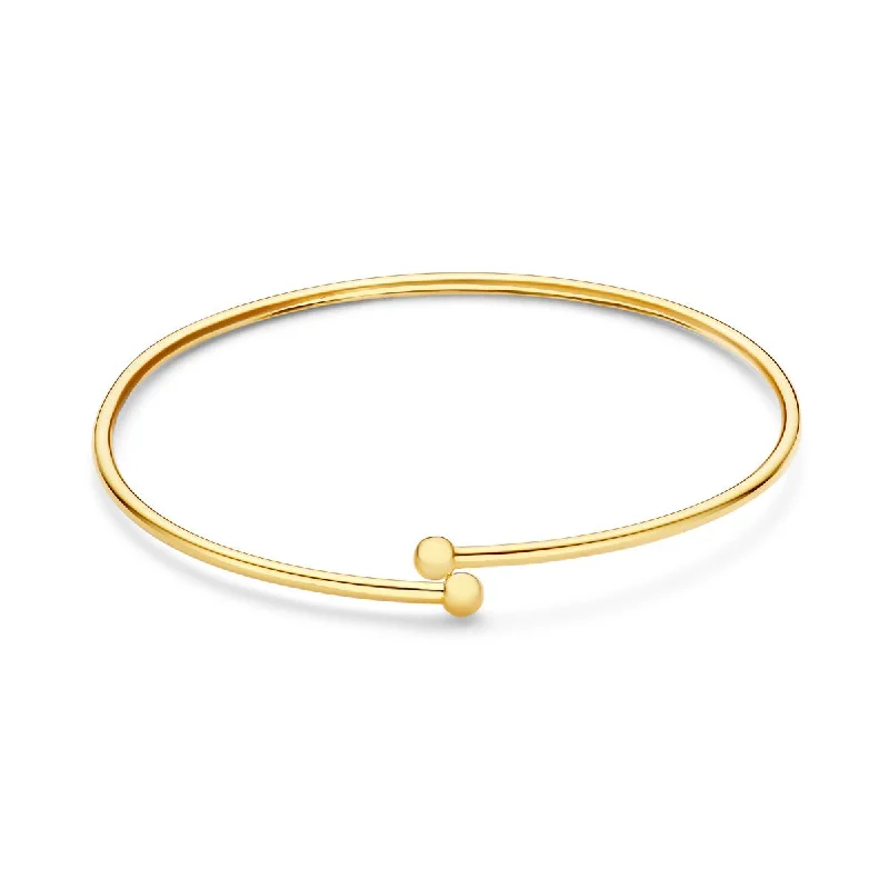 Ruby stone bangles-Monceau Mirell 14-carat gold bangle