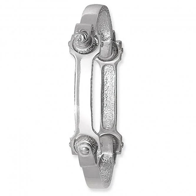 Small stack bracelets-Acotis Silver Bangle Men's Spanner G2207