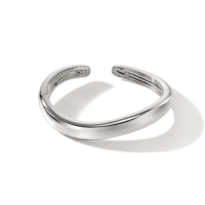 Light bead bangles-John Hardy Surf Sterling Silver Kick Cuff