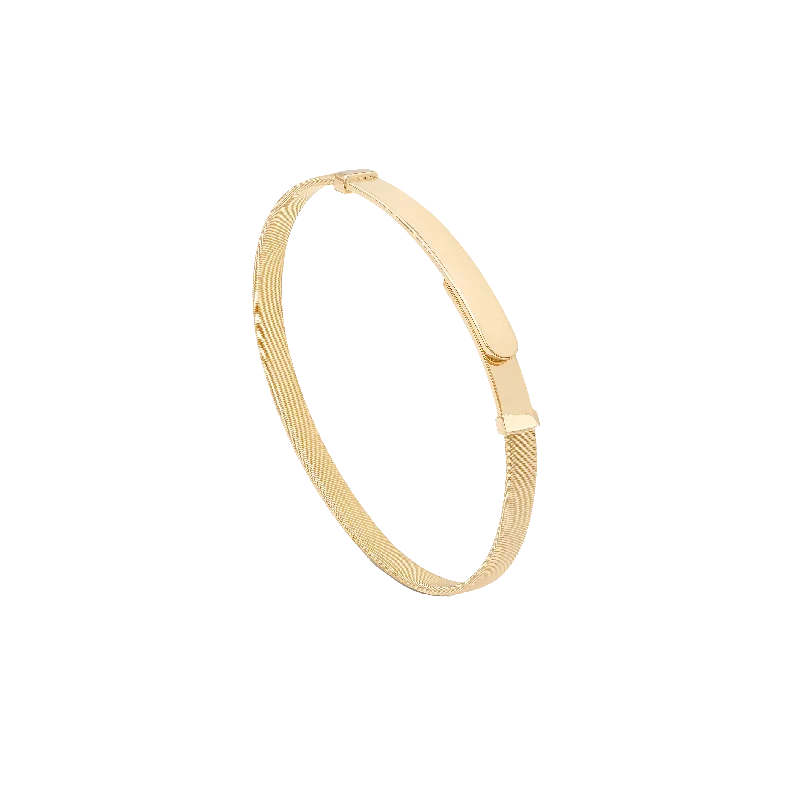 Clear quartz bangles-Marco Bicego Masai Yellow Gold Handmade Coil Bangle