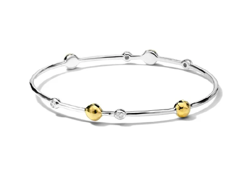 Bold stone bangles-IPPOLITA Stardust Paparazzi Station Bangle with Diamonds