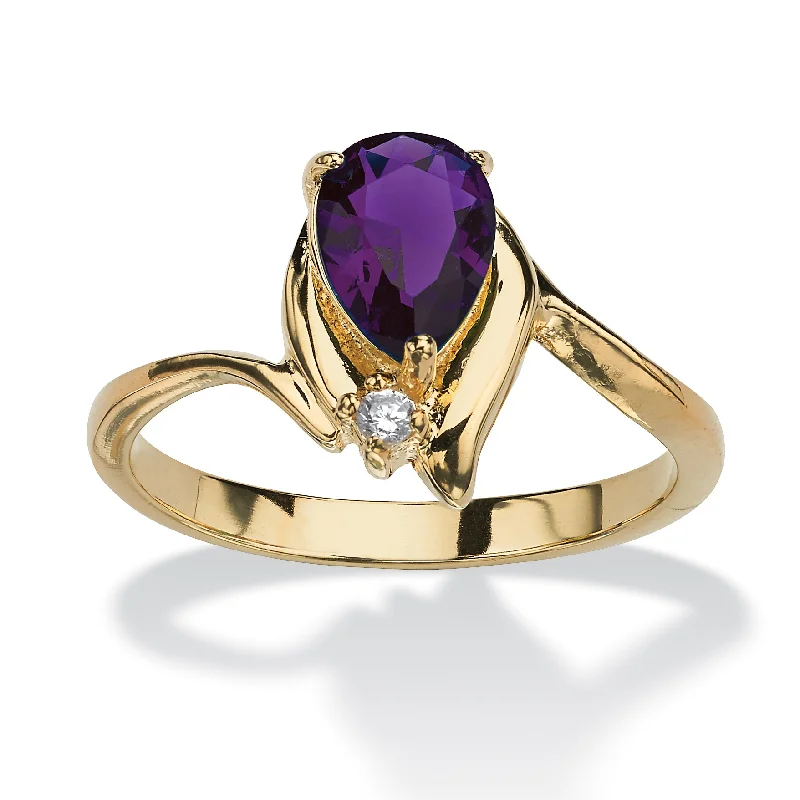 february simulated amethyst