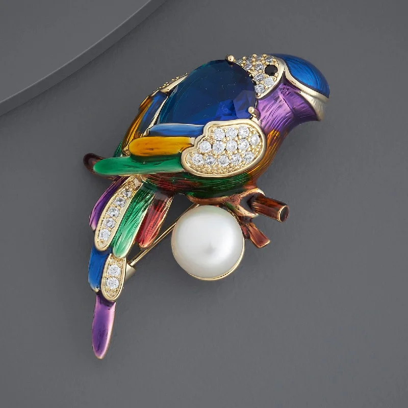 Leaf-shaped brooches-Trendy Brooch 184917