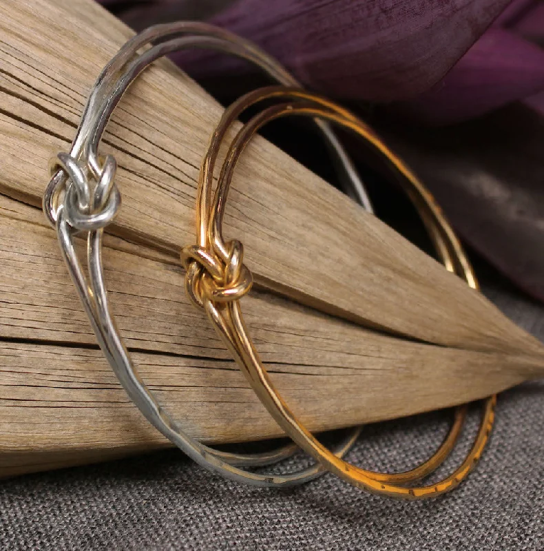 Bright link bangles-Friendship Knot Bangles