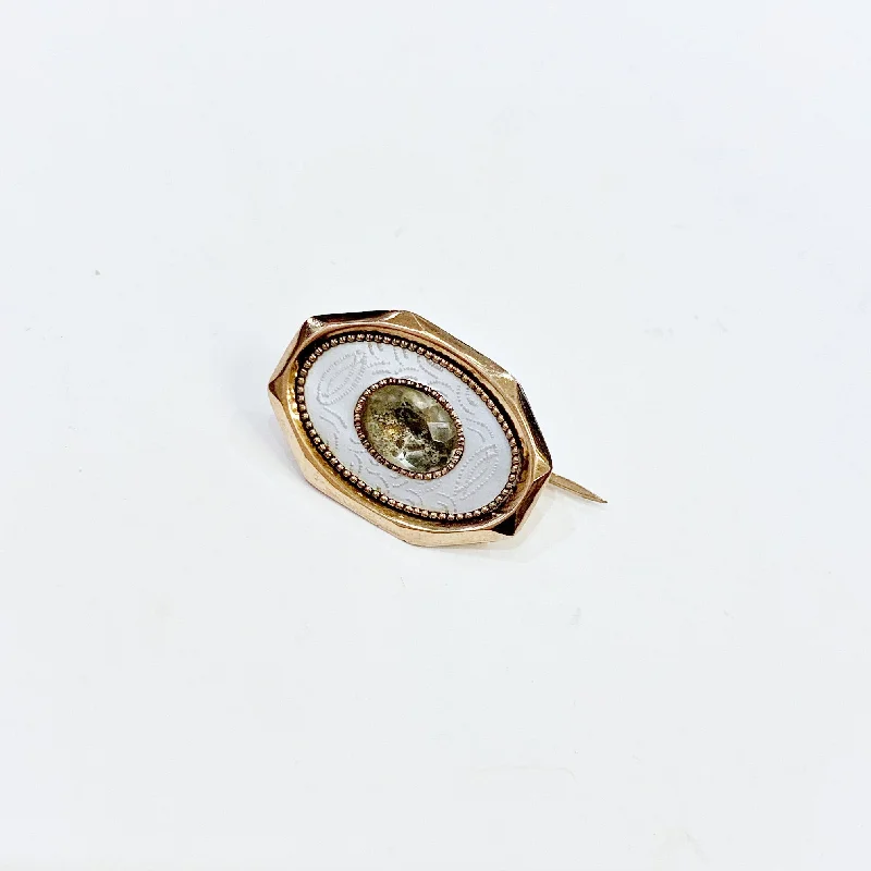 Heart-shaped brooches-Estate Collection Brooch - Antique Peridot