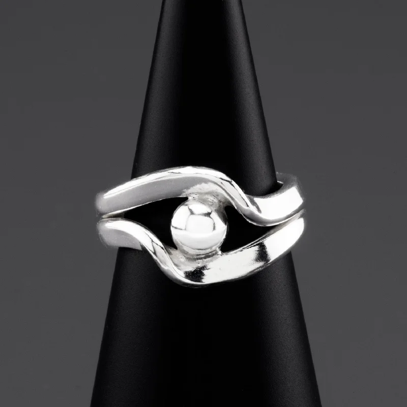 Twilight gothic rings-Sterling Silver Embrace Ring