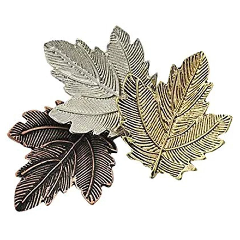 Victorian style brooches-Mahi Mapel Leaf Retro Classic Tricolor Maple Leaf Unisex Brooch / Lapel Pin (BP1101089G)