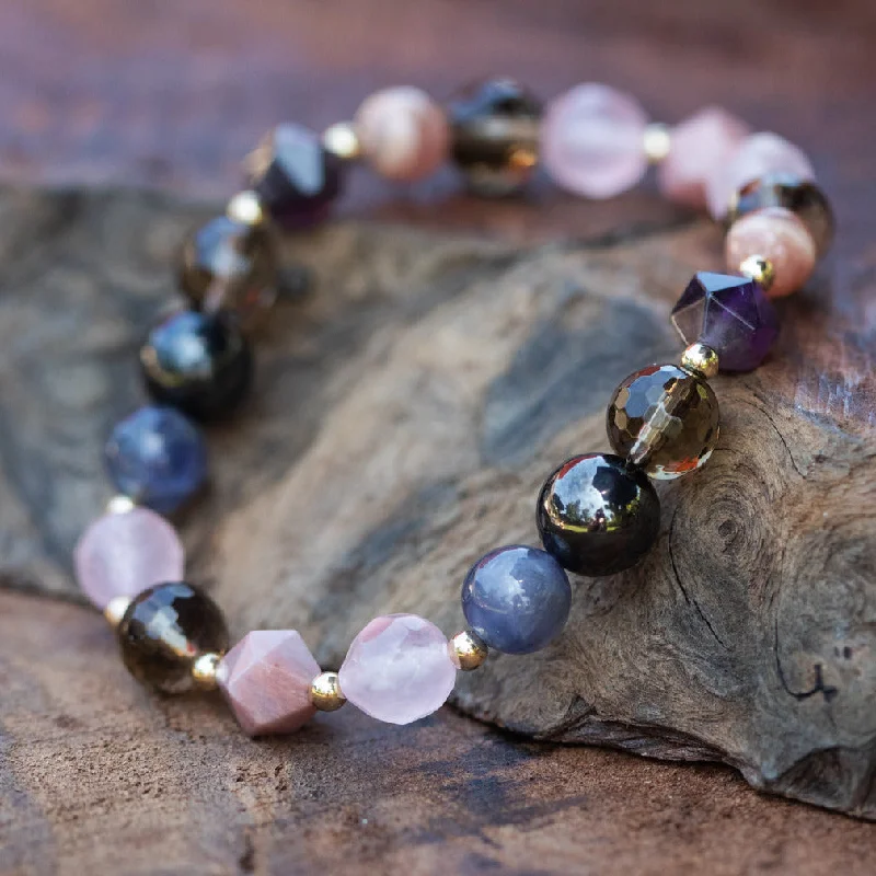 Small stack bracelets-Courage, Strength and Healing Energy for Cancer