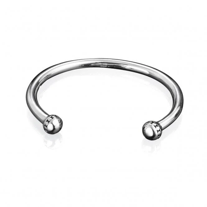 Old flair bracelets-Fred Bennett Bangle Oxidised Circle Pattern B2840