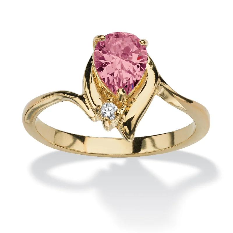 october simulated pink tourmaline