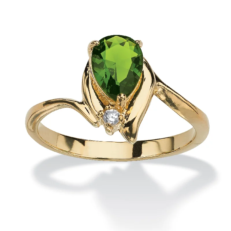 august simulated peridot