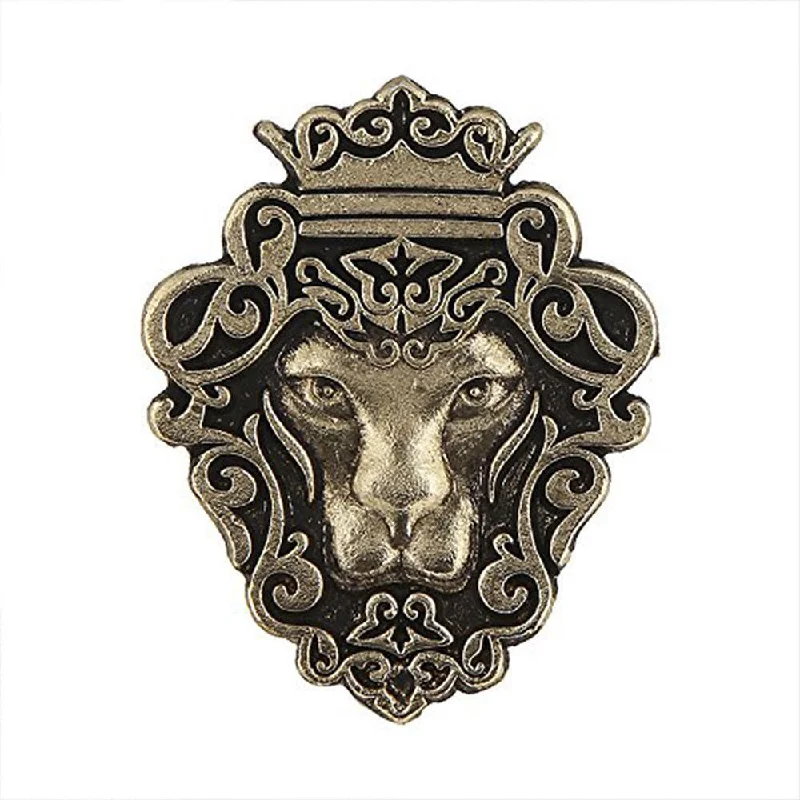 Mixed metal brooches-Mahi Lion Shape Tie Tack Lapel Pin Brooch