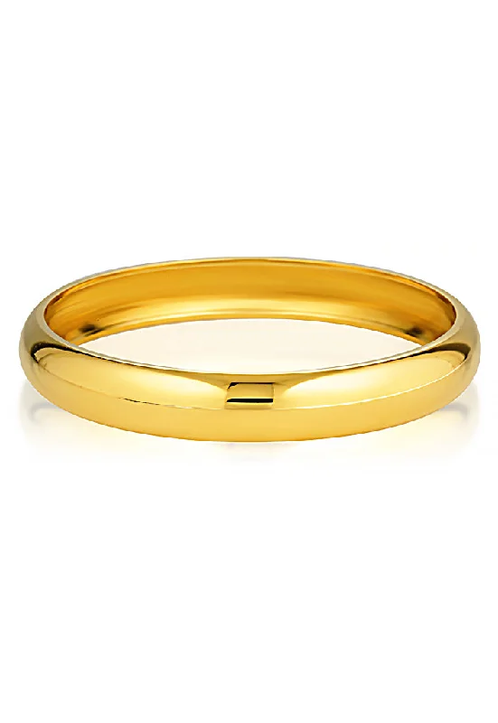 Flow shape bangles-Odeon Bangle | Gold